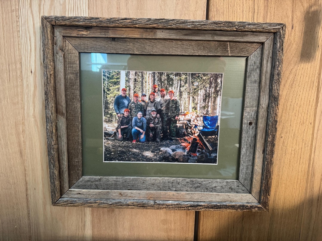 Rustic Barnwood Picture Frame - Etsy