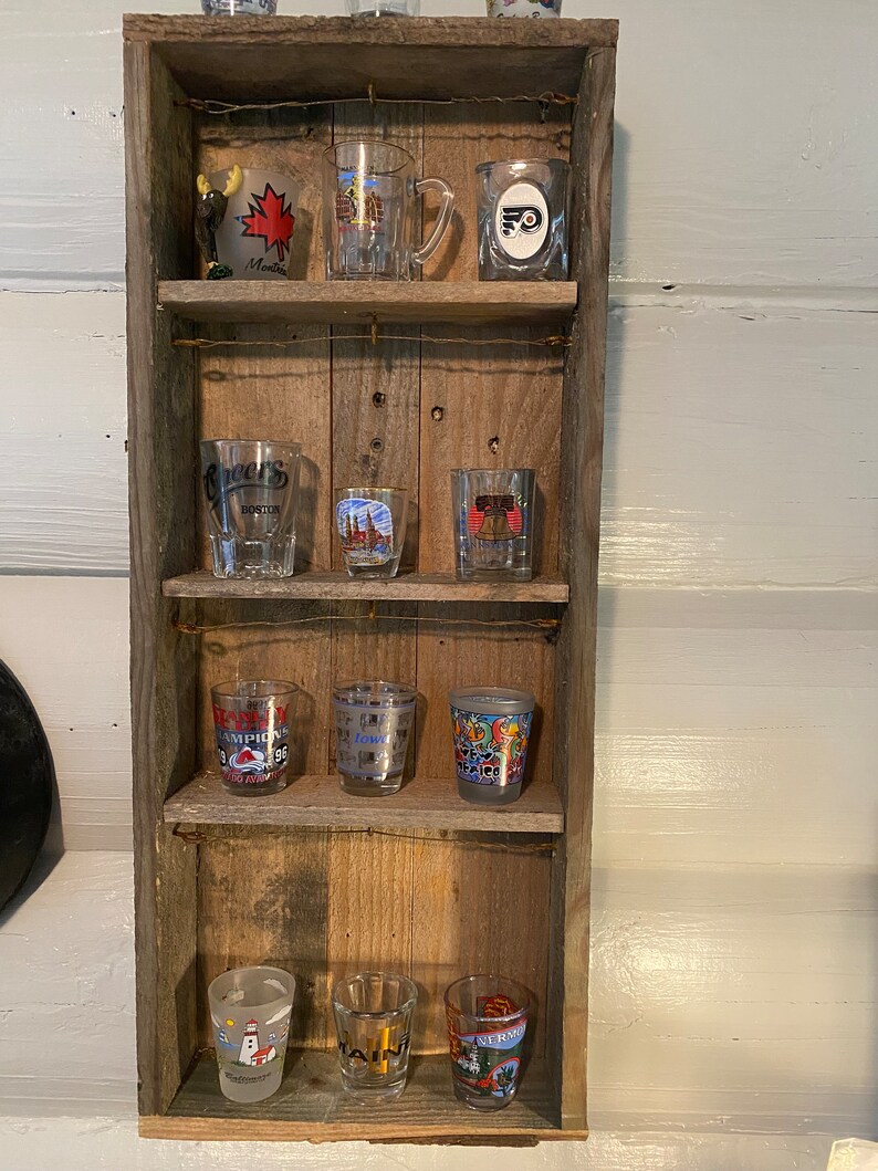 Shot Glass Display Etsy