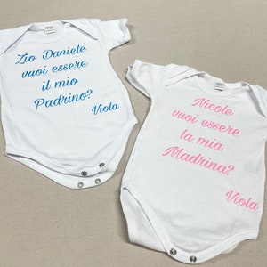 Personalized baby bodysuit
