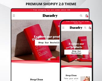 The Best Shopify Theme | Modern Shopify 2.0 Website Template | High-Converting Minimal Design | Landing Page Builder