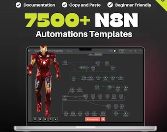 7500+ n8n AI Automation Workflows, Ready-to-Use Templates (PLR/MRR Digital Download)