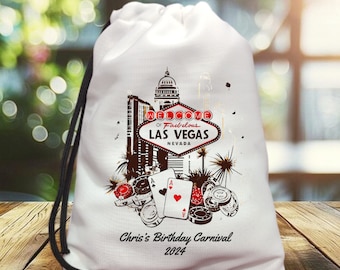 Las Vegas Bachelorette Favor Bag, Hangover Kit Bag, Bridal Party Gift, Las Vegas Wedding favor Bag, Welcome to Las Vegas Nevada Favor bag