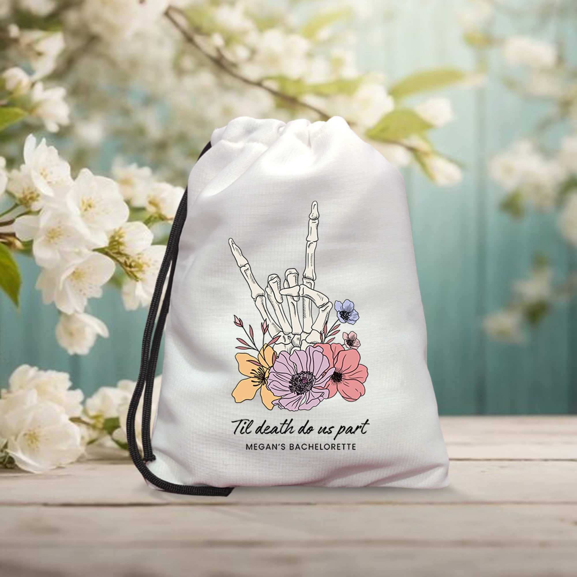 Til Death Do Us Party, Bachelorette Party Favors,  Hangover Kit Bag Bachelorette, Halloween Party Favors, Halloween Wedding Recovery Kit,