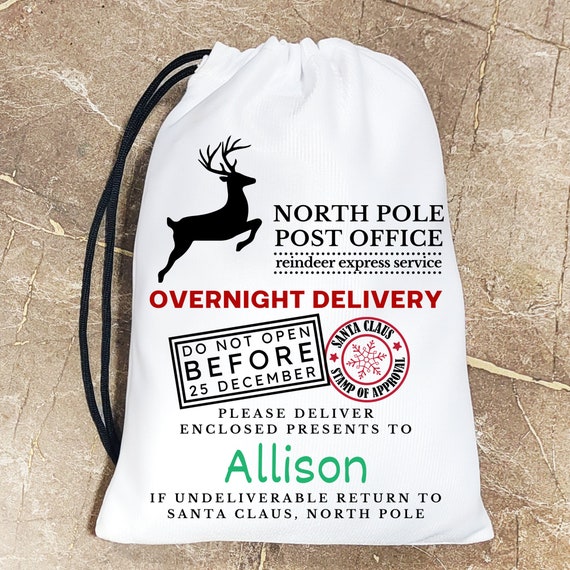 North pole post office reindeer express service, Overnight