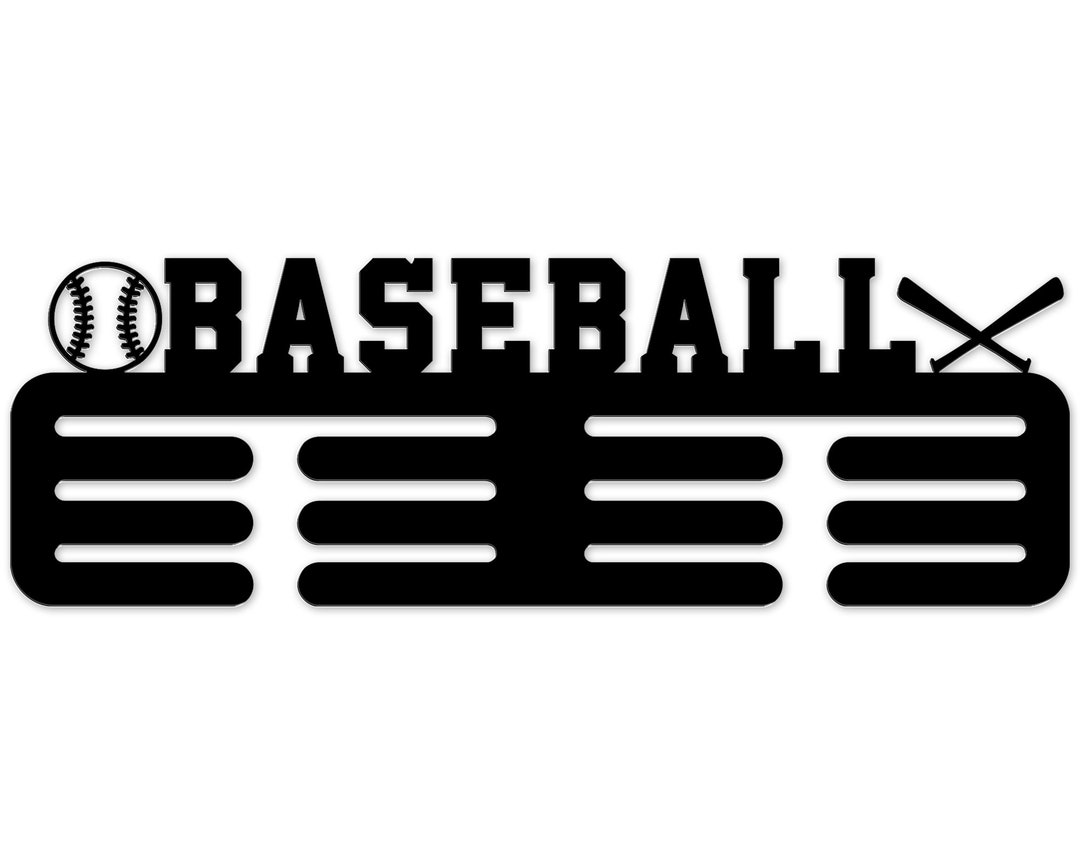 Personalized Baseball Medal Holder Metal Medal Holder Etsy