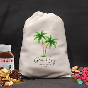 Palm Tree Wedding Welcome Bag, Tropical Wedding Bag, Destination Welcome Bag, Girls Trip Gift  Bags, Beach Bachelorette Recovery Kit
