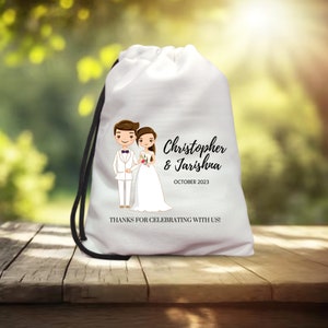 Wedding Thanks Hangover Kit - Personalized Wedding Favor Bag - Thank you bag - Thanks For Celebrating With Us - Recovery Kit Bag - Gift Bags