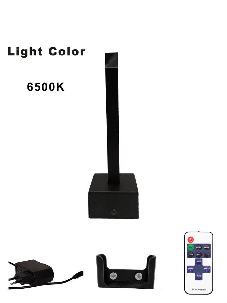 Small Corner Lamp, Bedside Lamp, Table Lamp With 12W RGB or Single