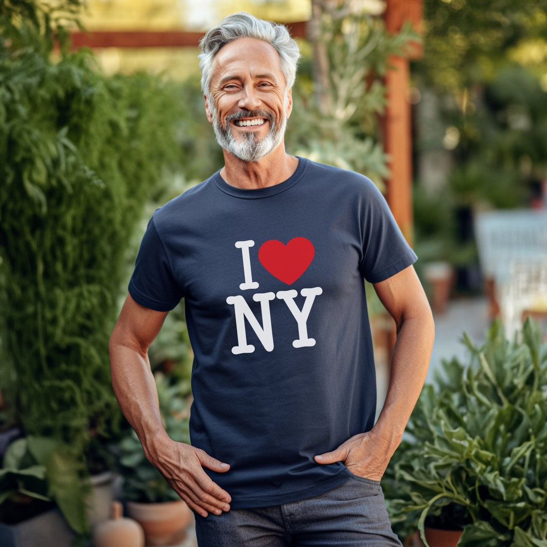 I Love NY Classic Tee With Heart Design, I Love New York Shirt, Statecity T Shirts, New York