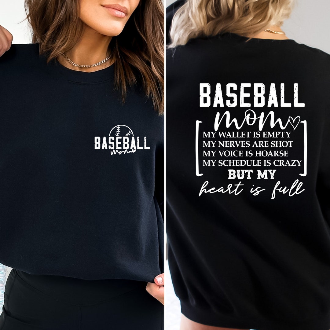 Baseball Mom Sweatshirt, Sport Mom Sweatshirt, Baseball Sweatshirt