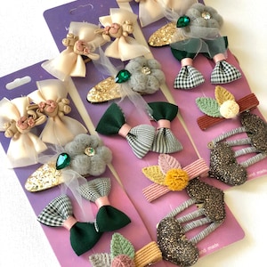 Colorful hair clips