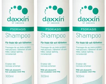 3 pcs. Daxxin Of Sweden Psoriasis Shampoo - 300 ml