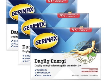 Gerimax Daily Energy - 3 boxes, 90 tablets each