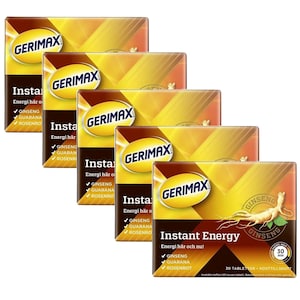 Gerimax Instant Energy - 5 boxes, 30 capsules each