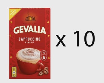 Gevalia Cappucino Classic Instant 10-pack (10x10 servings) - Swedish Coffee