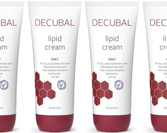 4 pezzi Decubal Lipid Cream, crema altamente idratante - 200 ml