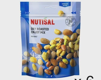 Nutisal Enjoy Mix Dry Roasted 6-pack (6x175 grams) - Swedish Nut Mix