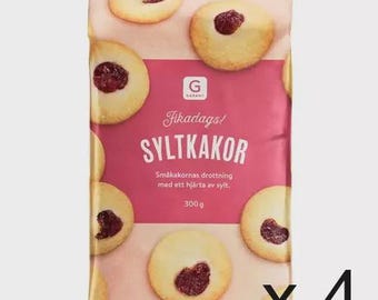 Garant Syltkakor 4-pack (4x300 grams) - Swedish Jam Cakes