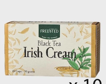 Fredsted Black Tea Irish Cream 10-pack (10x20 bags) - Danish Tea