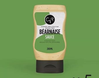 Caj P. Bearnaise Sauce 5-pack (5x280 ml) - Swedish Ready-made Sauce