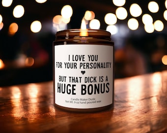 I love you for personality, gift for him, boyfriend gifts, gifts for men, gift for husband, funny gifts for him, Valentines day gifts
