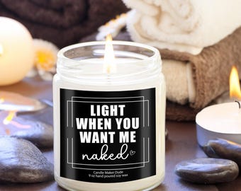 Light when you want me naked, gift for him, boyfriend gifts, gifts for men, gift for husband, funny gifts for him, Valentines day gifts