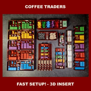 COFFEE TRADERS brädspelsinlägg (organisatör) bild 1
