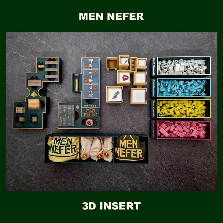 MEN NEFER - Brettspiel Einsatz (Insert, Inlay, Organizer)