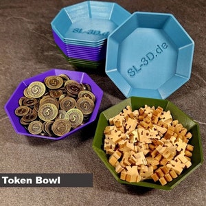 Resource Token Bowls / Also customizable (4, 6, 8 or 10 pieces, more on request)