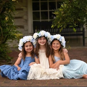 Custom Flower Crown | Handmade Floral Headpiece | Boho, Bridal, or Festival Crown | 1–5+ Color Options