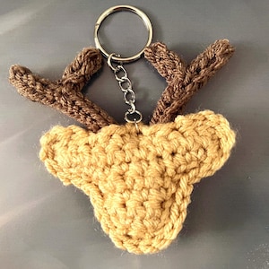 Crochet Deer Keychain