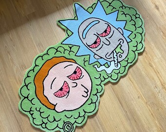 Rick and Morty Tufted Rug