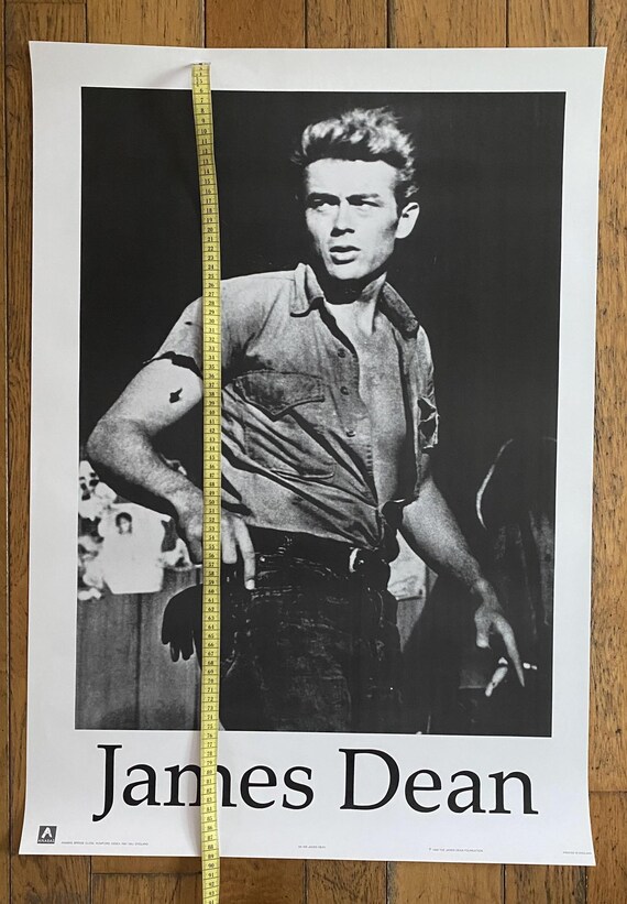 James Dean Vintage 1989 Poster Large 89x62 Anabas the James Dean