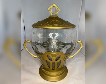 Ponchera Art Déco original Jugendstil Art Nouveau (0148)