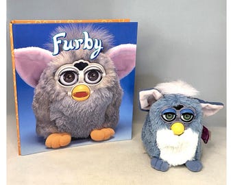 Furby Hasbro 70-800 PA-282 Groene ogen Elephant 1998 Vintage verzamelobject. (1142)