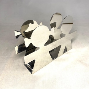 Alessi Girotondo King-Kong RVS servethouder brievenhouder (900)