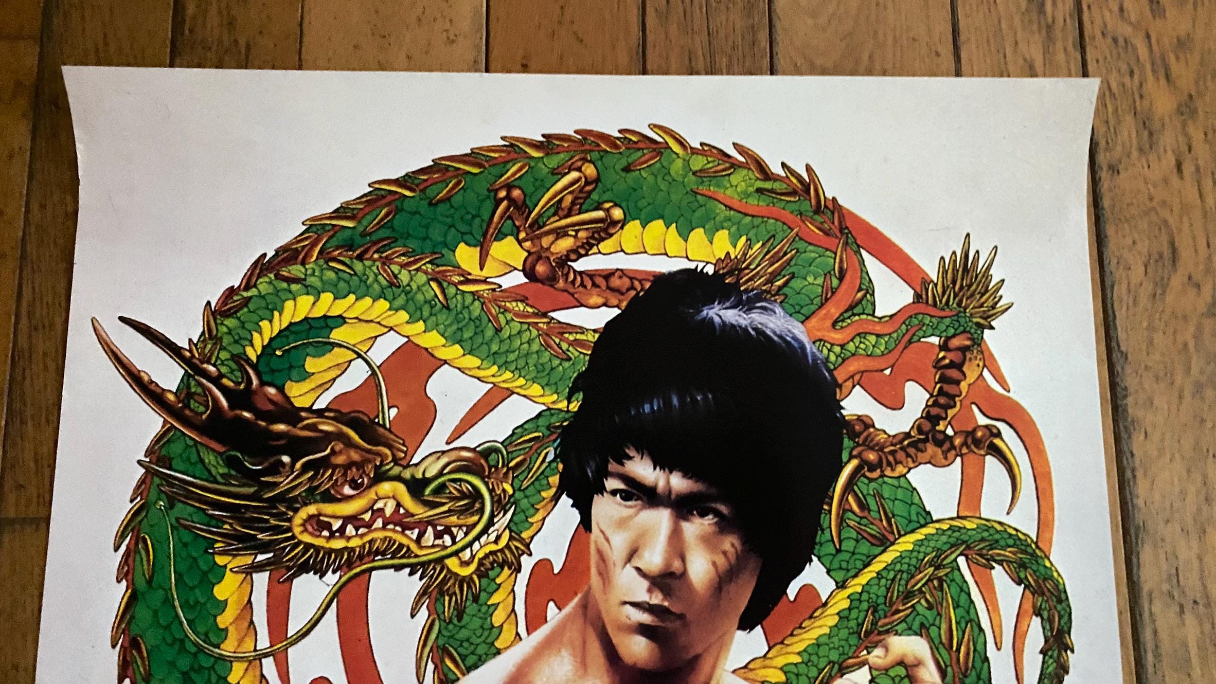Bruce Lee Enter the Dragon 1973 Vintage Large Poster EP 1209 (1000
