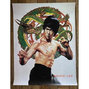 Bruce Lee Enter The Dragon 1973 Vintage Large Poster EP 1209 (1000)