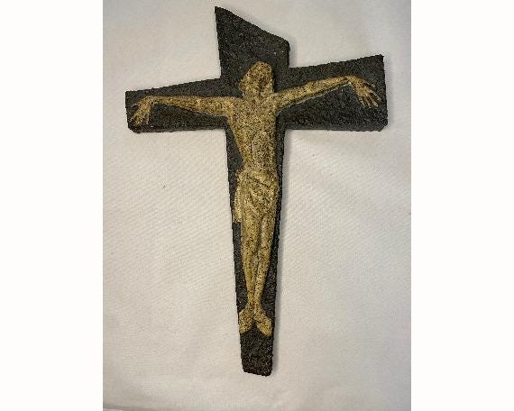 Joop Puntman Keramiek Kruis Kruisbeeld Crucifix Corpus Christi (578)