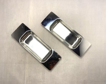 Alessi Design Serveerschalen Roestvrijstaal 2 x (799)