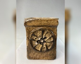 Bloempot Perignem cerámica bruin (026)