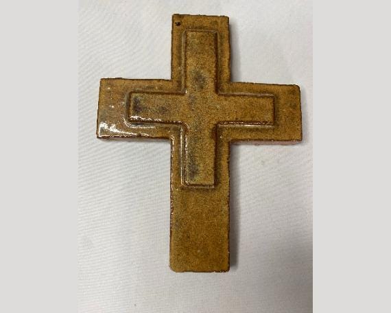 Kruis Kruisbeeld keramiek religieus decoratie (625)