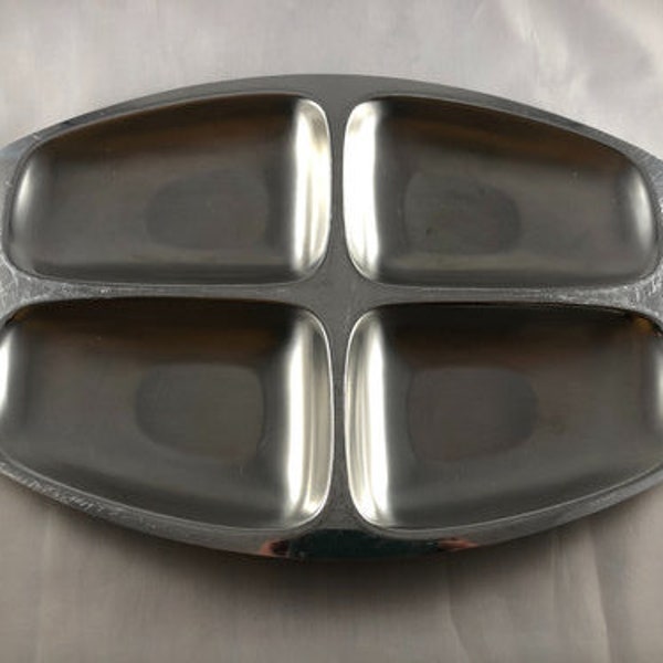 Alessi schaal seveerschaal Serving platter 4 vakken door Carlo Mazzeri (11)