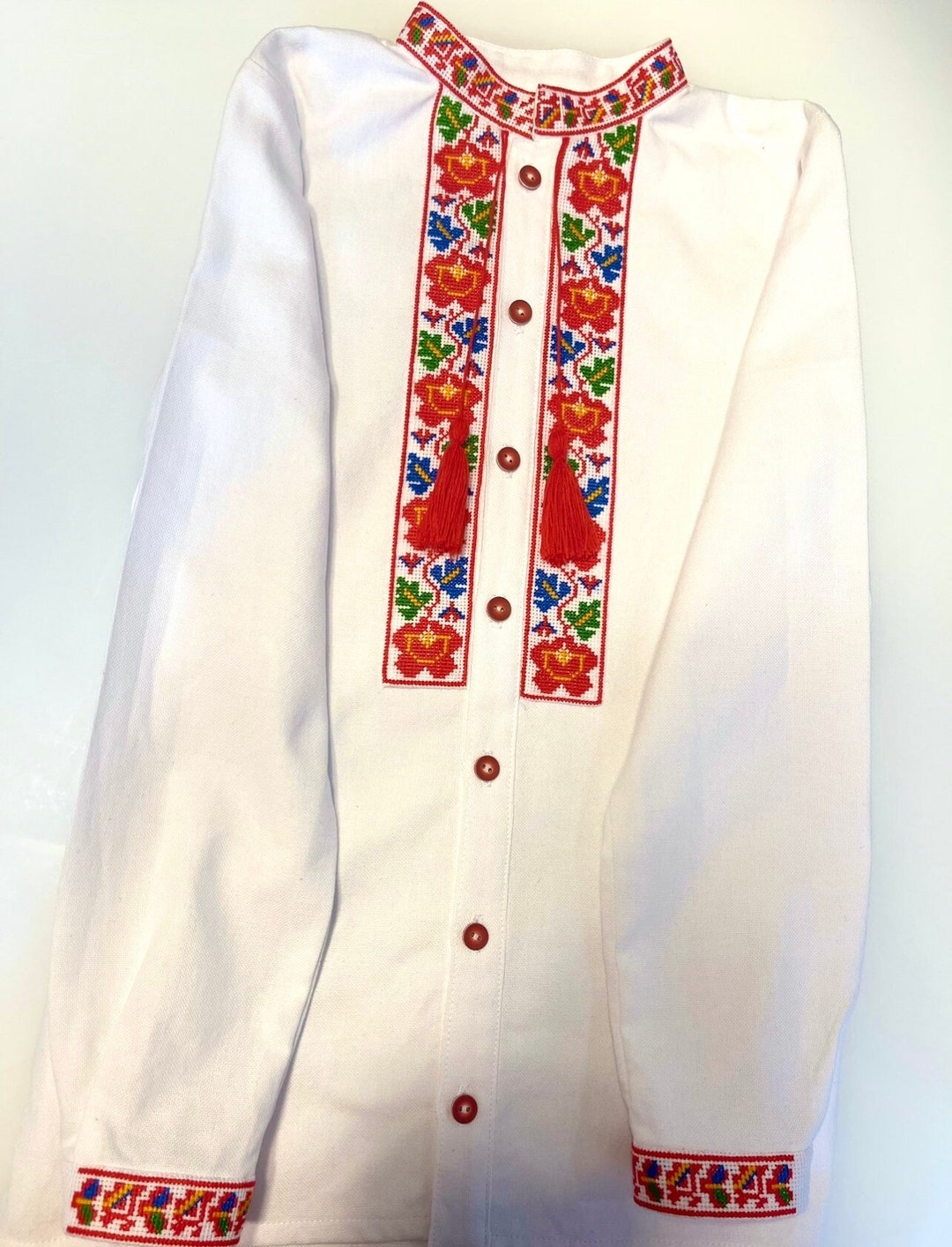 Kids Vyshyvanka/Vyshyvanka for boy/Ukrainian embroidered t-shirt/Ukrainian style t-shirt/Vyshyvanka main image 1