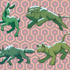 The Shining - Hedge Animal Sticker Set