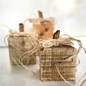 Rustic Fall Pumpkin Set of Three Decorations Fall Pumpkins Gift Rustic ...
