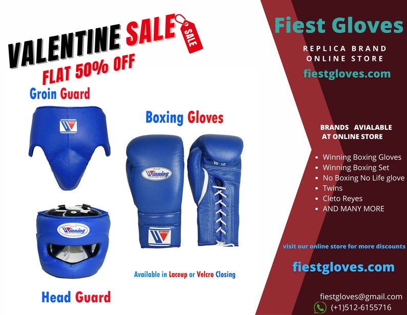 Winning boxing glove, winning boxing set, grant boxing glove, grant velcro gloves, winning velcro glove, cleto reyes boxing, No boxing no life glove, Christmas gift for mens, Thanksgiving gift for her, Anniversary gifts for him, wedding gifts for her