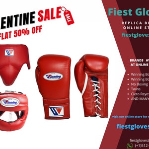 Winning boxing glove, winning boxing set, grant boxing glove, grant velcro gloves, winning velcro glove, cleto reyes boxing, No boxing no life glove, Christmas gift for mens, Thanksgiving gift for her, Anniversary gifts for him, wedding gifts for her