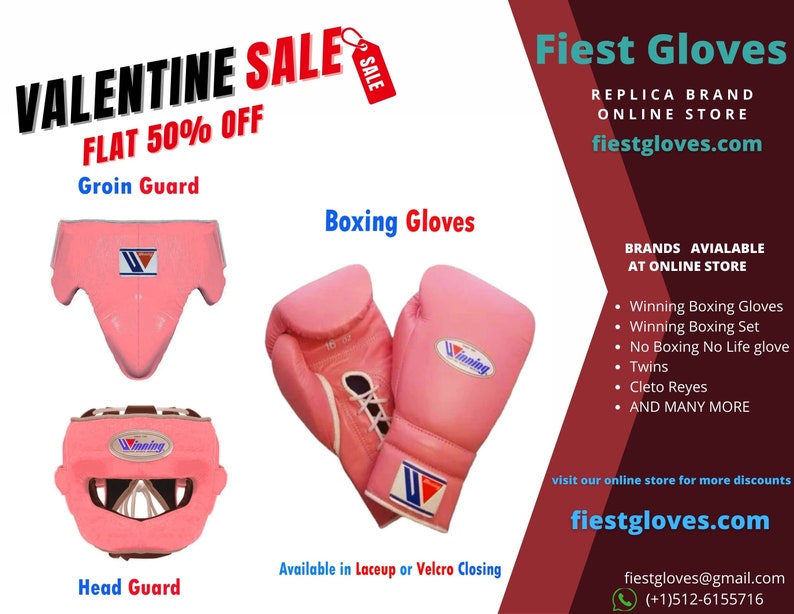 Winning boxing glove, winning boxing set, grant boxing glove, grant velcro gloves, winning velcro glove, cleto reyes boxing, No boxing no life glove, Christmas gift for mens, Thanksgiving gift for her, Anniversary gifts for him, wedding gifts for her