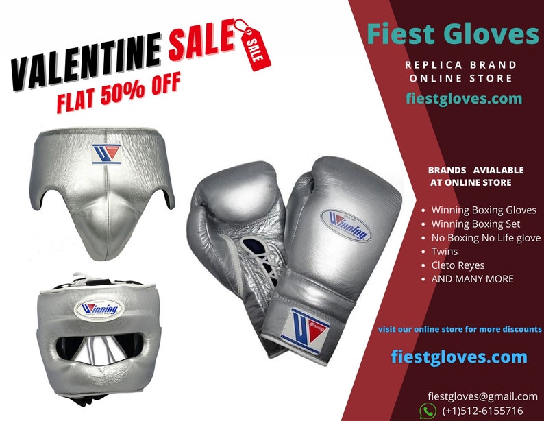 Winning boxing glove, winning boxing set, grant boxing glove, grant velcro gloves, winning velcro glove, cleto reyes boxing, No boxing no life glove, Christmas gift for mens, Thanksgiving gift for her, Anniversary gifts for him, wedding gifts for her